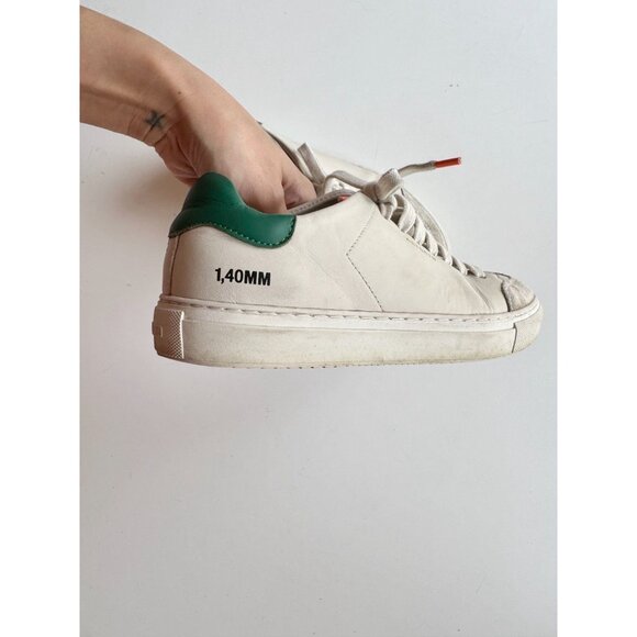 AXEL ARIGATO Clean 90mm Triple Leather Suede Calf Hair Low Top Sneakers Size 6.5 - Picture 3 of 16